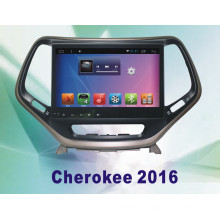 Système Android Car DVD GPS voiture pour Cherokee 10,2 pouces avec navigation Bluetooth